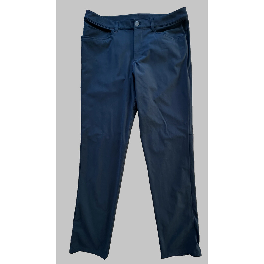 Lululemon Navy ABC‎ Classic Pants Men size 34 x 33